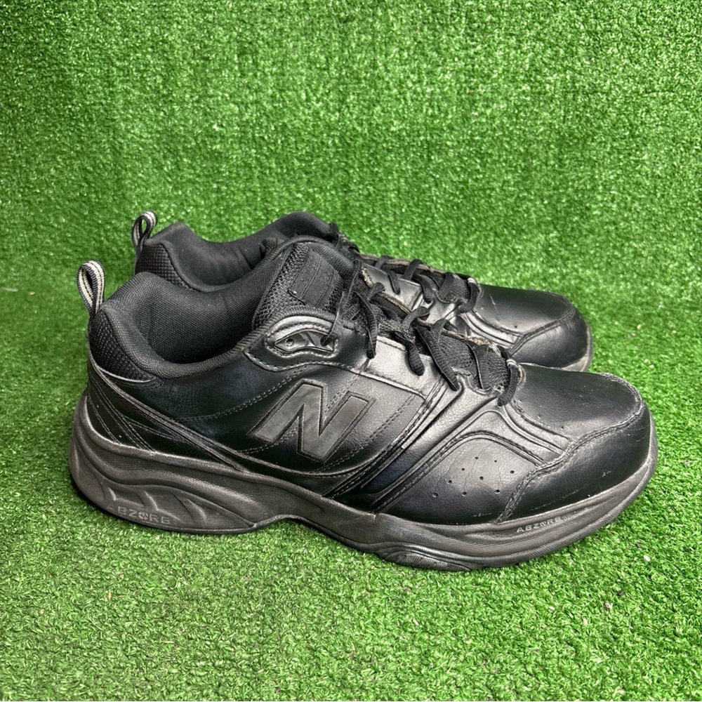 New Balance 623 Black Leather Shoes Size 13 4E Wide